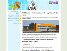 Tablet Screenshot of lampszabawki.pl